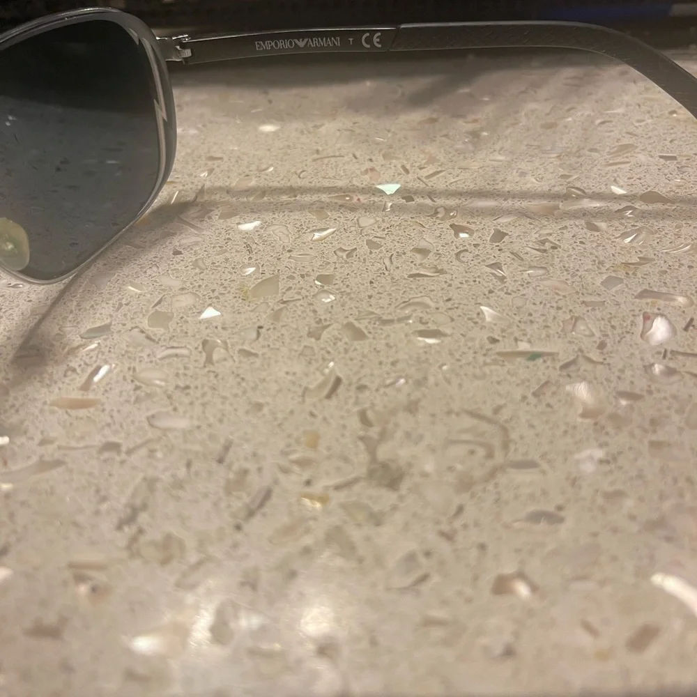Emporio Armani Black&Silver Frame Sunglasses EA2033
